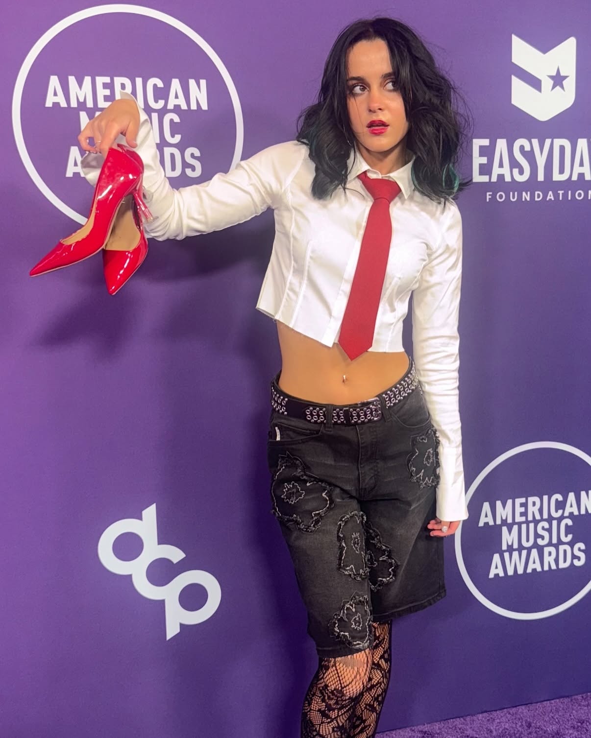 JX-Lynne on the American Music Awards carpet